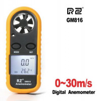 Анемометр (ветромер) RZ-816. Прибор для измерения скорости движения газов, воздуха, ветра. 