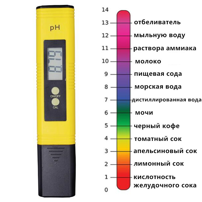 Ph метр для воды цифровой Espada PH-02. Электронный измеритель ...